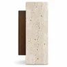 Applique murale – Applique murale en bois et travertin – Violette image 7