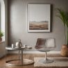 Chaise longue - Chaise design - Similicuir et métal - Cognac image 7