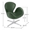 Fauteuil avec accoudoirs - Revêtu de similicuir - Svin image 7