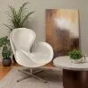 Fauteuil avec accoudoirs - Revêtu de similicuir - Svin image 7