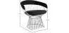 Chaise de salle à manger avec accoudoirs - Simili cuir et métal - Barrel image 7