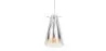 Lampe de plafond - Lampe suspendue - Acier et verre - Apolo image 7