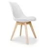 Chaise de bureau - Chaise de salle à manger - Style scandinave - Denisse image 7