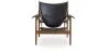 Fauteuil Design avec Accoudoirs - Bois et Cuir - Captain image 7