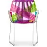 Chaise d'extérieur avec accoudoirs - Chaise de jardin - Multicolore - Frony image 7