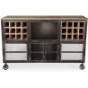 Buffet à vin avec roues - Design industriel - Avara image 7