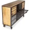 Buffet à vin avec roues - Design industriel - Avara image 7