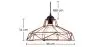 Lampe de plafond design industriel - Lampe suspendue rétro - Nova image 7