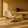 Fauteuil design - Fauteuil scandinave - Revêtement en similicuir - Lucy image 7