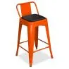 Coussin magnétisé pour tabouret carré - simili cuir - Stylix image 7