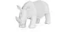  Figurine Décorative Rhinocéros - Blanc Mat - Rhyn image 7