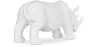  Figurine Décorative Rhinocéros - Blanc Mat - Rhyn image 7