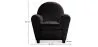  Fauteuil avec Accoudoirs - Revêtu de Similicuir - Club image 7
