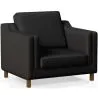 Fauteuil avec Accoudoirs - Revêtu de Cuir - Mattathais image 7