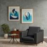 Fauteuil avec Accoudoirs - Revêtu de Cuir - Mattathais image 7