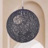 Lampe de plafond - Lampe suspendue design boule - Corde - Wanton image 7