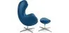 Fauteuil Design Oeuf avec Repose-Pieds - Revêtement en Similicuir - Brave image 7