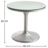 Table basse ronde - Table d'appoint style aviateur - Métal - Tulip image 7
