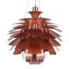 Lustre de plafond - Lampe à suspension en bronze avec design Artichaut - Grand - Atrich image 7
