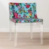 Chaise de salle à manger - Pieds transparents - Design à motifs - Mademoiselle image 7