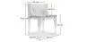 Chaise de Salle à Manger Design - Pieds Transparent - Mila image 7