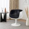 Chaise longue - Chaise design blanche - recouverte de cuir - Geneva image 7