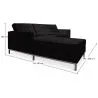 Chaise longue design - Revêtement en Polipiel - Nova image 7