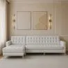 Chaise longue design - Revêtement en Polipiel - Nova image 7