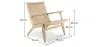 Fauteuil de Salon en Bois et Corde - Design Artisanal Boho Bali - Birma image 7