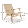 Fauteuil de Salon en Bois et Corde - Design Artisanal Boho Bali - Birma image 7