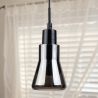 Lampe de plafond design - Petite suspension en métal chromé - Carter image 7