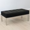 Banc Design - 2 places - Revêtement en cuir - Konel image 7