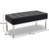 Banc design - 2 places - Rembourré en polyuréthane - Konel image 7