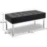 Banc design - 2 places - Rembourré en polyuréthane - Konel image 7