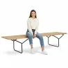 Banc en Bois Style Nordique (180cm) - Yean image 7