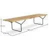 Banc en Bois Style Nordique (180cm) - Yean image 7