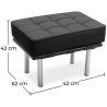 Repose-pieds Tapissé en Polyuréthane - Barcel image 7