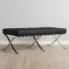 Banc - Repose-pieds tapissé en cuir - Town image 7