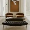 Banc Courbé - Revêtement en similicuir - Karlo image 7