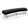 Banc Courbé - Revêtement en similicuir - Karlo image 7