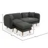 Chaise Longue en Lin - Style Scandinave - Vriga image 7