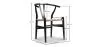 Chaise de salle à manger en bois - Style scandinave - Wish image 7