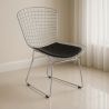 Chaise de salle à manger en acier - Grid Design - Lived image 7
