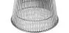 Table à manger ronde - Verre et Métal - Barrel image 7