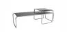 Pack de 2 tables basses empilables - bois et acier - Lacky image 7