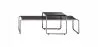 Pack de 2 tables basses empilables - bois et acier - Lacky image 7
