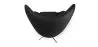 Fauteuil avec accoudoirs - Revêtement en cuir - Design en forme d'œuf - Brave image 7