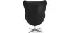 Fauteuil avec accoudoirs - Revêtement en cuir - Design en forme d'œuf - Brave image 7