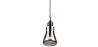 Lampe de plafond design - Petite suspension en métal chromé - Carter image 7