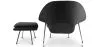 Fauteuil Design avec Repose-Pieds - Revêtement en Tissu - Womb image 7